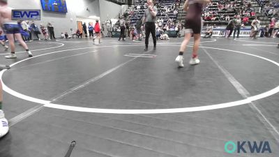 110 lbs Quarterfinal - Christian Garcia, Eufaula Ironheads Wrestling Club vs Grayson Moss, Blanchard Youth Wrestling Club