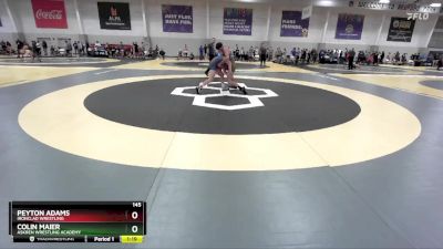 145 lbs Cons. Round 2 - Peyton Adams, Ironclad Wrestling vs Colin Maier, Askren Wrestling Academy