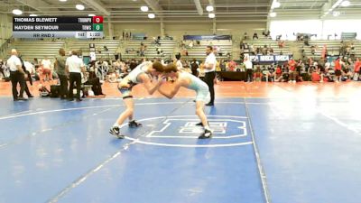 113 lbs Rr Rnd 2 - Thomas Blewett, Triumph Blue - HSB vs Hayden Seymour, TDWC Maniacs Grey - HSB