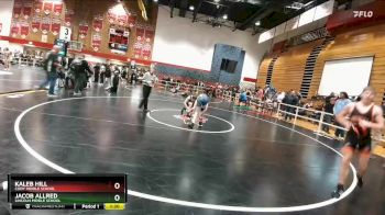 130 lbs Semifinal - Jacob Allred, Lincoln Middle School vs Kaleb Hill, Cody Middle School