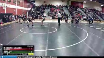 106 lbs Cons. Semi - Aden Lim, Palo Verde vs Thaddeus Manangan, Silverado.
