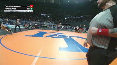 5A Boys 120 lbs Semifinal - Yair Suarez, McKay Boys vs Alejandro Vargas, Crook County Boys