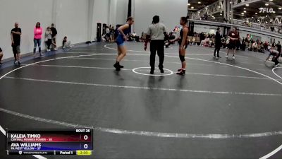 138 lbs Round 7 (8 Team) - Kaleia Timko, Central Pennies Power vs Ava Williams, PA West Yellow