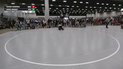 63 lbs Cons. Sub-semis - Jaxon Cardinal, MN Elite Wrestling Club vs Jesse Wright, Kansas City Training Center