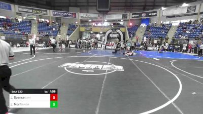 132 lbs Round Of 32 - Jr Spence, Centaurus HS vs Jayden Morfin, New Mexico Bad Boyz