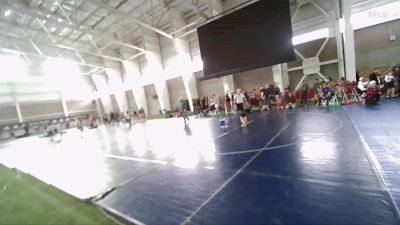 45 lbs Semifinal - Benelli Ovard, Evanston Elite Wrestling vs Taylynn Smith, 208 Badgers Wrestling Club