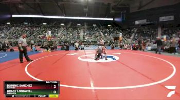 2A-113 lbs Semifinal - Grady Longwell, Glenrock vs Dominic Sanchez, Big Piney