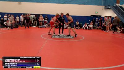 285 lbs Round 2 - William Bomba, Bonners Ferry Wrestling Club vs Jared Smith, Fighting Squirrels
