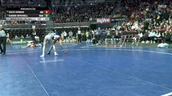 2A-120 lbs Champ. Round 1 - Kaden Mitchell, Waukon vs Zach Homan, Independence