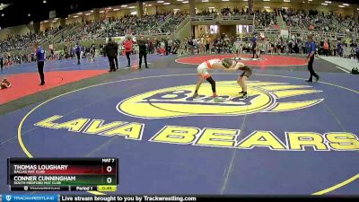 83 lbs Cons. Round 1 - Conner Cunningham, South Medford Mat Club vs Thomas Loughary, Dallas Mat Club