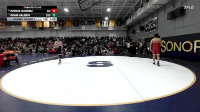 215 lbs Champ. Round 1 - Adam Galindo, Servite vs Joshua Godinez, Oxnard