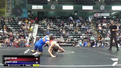 110 lbs Semifinal - Colby Payne, CO vs Joseph Leick, IA