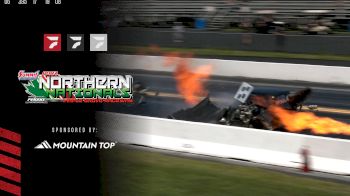 Billy Albert's Big Wreck & Fire at the PDRA Northern Nationals