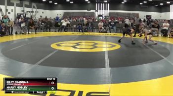 80 lbs Placement Matches (8 Team) - Marky Mobley, CP Wrestling Academy vs Riley Crandall, Steller Trained
