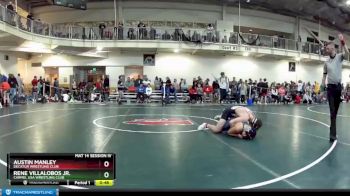 136 lbs Cons. Round 2 - Austin Manley, Decatur Wrestling Club vs Rene Villalobos Jr., Carmel USA Wrestling Club