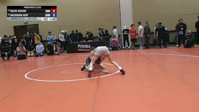 126 lbs Champ. Rd Of 32 - Zack Dixon, South Side Wrestling Club vs Jackson Hoy, Quest School Of Wrestling