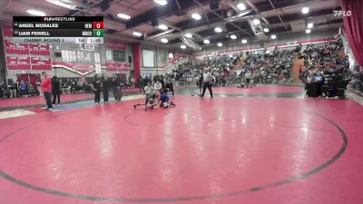 106 lbs Champ. Round 1 - Angel Morales, Hemet vs Liam Fewell, San Marcos