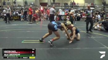 140 lbs Round 3 (6 Team) - Ashton Dack, Aggression Legionaries vs Riley Greathouse, Team Gotcha Black