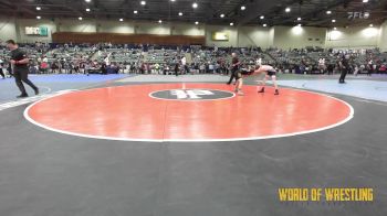 105 lbs 5th Place - Kamon Thompson, Sanderson Wrestling Academy vs Elias Martinez, LA FAMILIA NEW MEXICO