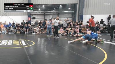 129 lbs Rr Rnd 1 - Chase Morrison, Michigan Premier Blue - BHS vs Kael Davis, M2 Training Center - BHS