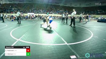 110 lbs Round Of 32 - Easton Robinett, Little Axe Takedown Club vs Caleb Watson, Piedmont