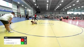 70 lbs Round Of 16 - Cameron Curtis, Team Gotcha vs Evan Lichtenwalner, The Hunt Wrestling Club Black