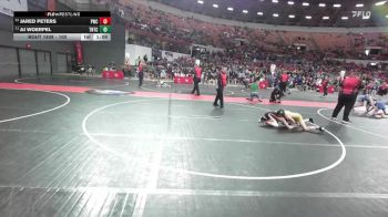 100 lbs 1st Place Match - Jared Peters, Pulaski Wrestling Club vs Aj Woerpel, Team Nazar Training Center