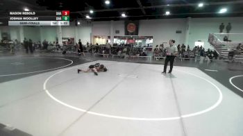 73 lbs Semifinal - Mason Rebolo, Savage House WC vs Joshua Woolley, Savage House WC