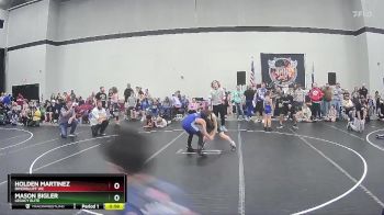 95 lbs Semifinal - Holden Martinez, Riverbluff WC vs Mason Bigler, Legacy Elite