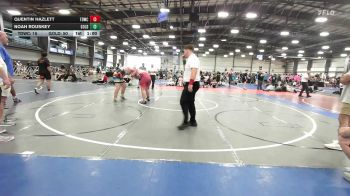 230 lbs Rr Rnd 2 - Quentin Hazlett, TDWC Maniacs Orange - MS vs Noah Rouskey, Gold Standard Wrestling - MS