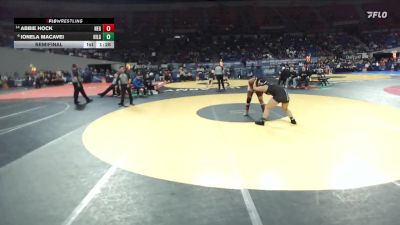 6A/5A Girls 170 Semifinal - Ionela Macavei, Hillsboro Girls vs Abbie Hock, North Eugene Girls