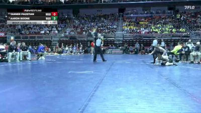 2A-132 lbs Champ. Round 2 - Tanner Paustian, Woodward-Granger vs Aaron Boone, Washington