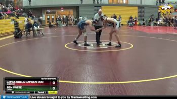 195 lbs Quarterfinal - Ben White, Canby vs James Rolla Camden Roofner, Glencoe