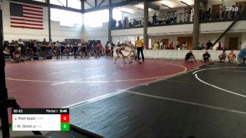 85-93 lbs Cons. Round 1 - Michael Distel Jr, Olympia Wrestling vs Jayden Rodriguez, Clifton Central