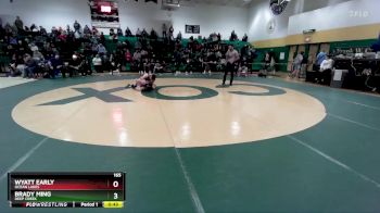 165 lbs 3rd Place Match - Wyatt Early, Ocean Lakes vs Brady Ming, Deep Creek