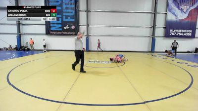 120 lbs Rr Rnd 3 - Antonio Pizza, OBWC Blue vs Willem Busch, Ragin Raisins Niagara HS