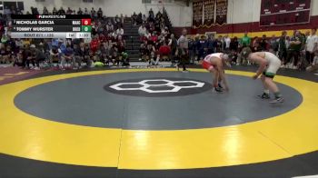 126 lbs Quarterfinal - Nicholas Garcia, Marmion Academy vs Tommy Wurster, Dublin Coffman