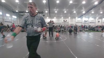 48 lbs Round 2 (8 Team) - Cole Stover, Donahue WA vs Justus Chapman, 84 Athletes