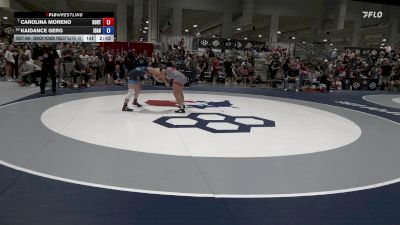 Senior Women Freestyle FS - 57 lbs Champ. Round 2 - Carolina Moreno, Southern Oregon Regional Training Center vs Kaidance Gerg, Idaho