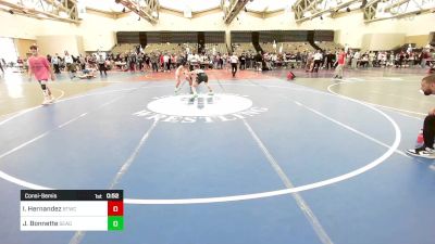 119-I lbs Consolation - Isaias Hernandez, Bitetto Trained Wrestling vs Jean Paul Bonnette, Seagull Wrestling Club
