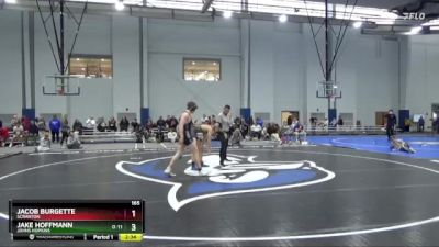 165 lbs Semifinal - Jake Hoffmann, Johns Hopkins vs Jacob Burgette, Scranton