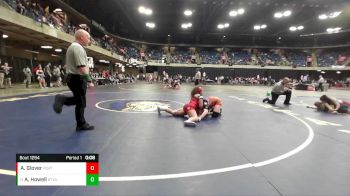 135 lbs Quarterfinal - Amelia Howell, Batavia vs Alexia Glover, Petersburg (PORTA)