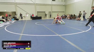 126 lbs Round 3 (8 Team) - Jack Abramson, New Jersey vs Braden Sellers, Louisiana Blue