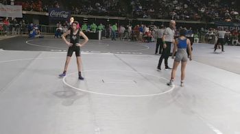 G 100 lbs Cons. Round 2 - Harley Mayberry, West Feliciana Girls vs Sophia Gauthreaux, Plaquemine Girls