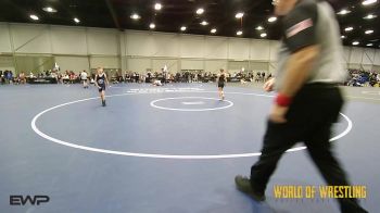 60 lbs Quarterfinal - Oakley Waitkus, Tulsa Elite 12U 1 vs Nicholas Evans, Storm 12U