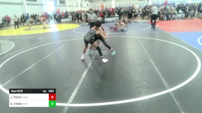 106 lbs Semifinal - Josyah Perez, Cougars WC vs Deebo Vitale, Payson WC