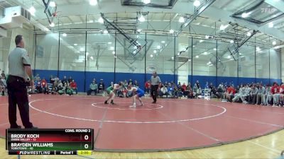 113 lbs Semis & Wb (16 Team) - Brayden Williams, Yorktown vs Brody Koch, Owen Valley