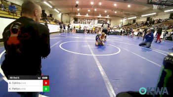 98 lbs Rr Rnd 5 - Ayden Collins, R.A.W. vs Kyan Patton, Honey Badgers Wrestling Club