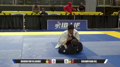 Benjamin Rama Hill vs Branson Erin Villagomez 2025 Pan Jiu Jitsu IBJJF Championship