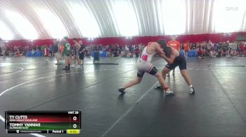 190-190 lbs Round 3 - Ty Cutts, Iowa Grant/Highland vs Tommy Yannias, Glenbard East